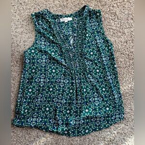 Sleeveless blouse from Loft size large